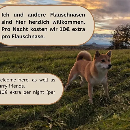 Urlaubsmagie - Bluetenmeer - Direkt Am Wanderweg Lägenhet Sebnitz