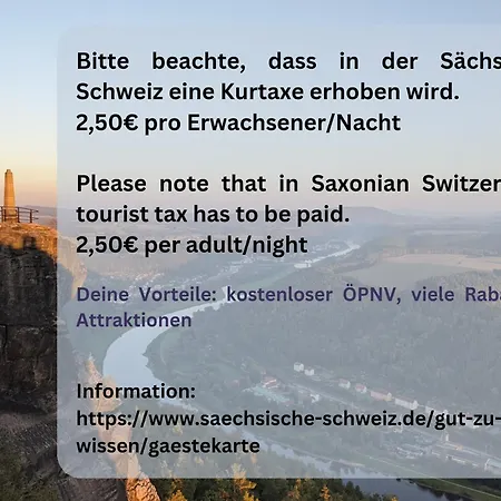 Urlaubsmagie - Bluetenmeer - Direkt Am Wanderweg * Sebnitz
